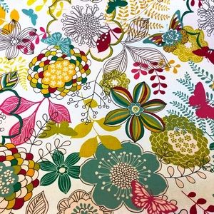 Butterfly Nirvana Bohemian Floral Cotton Fabric